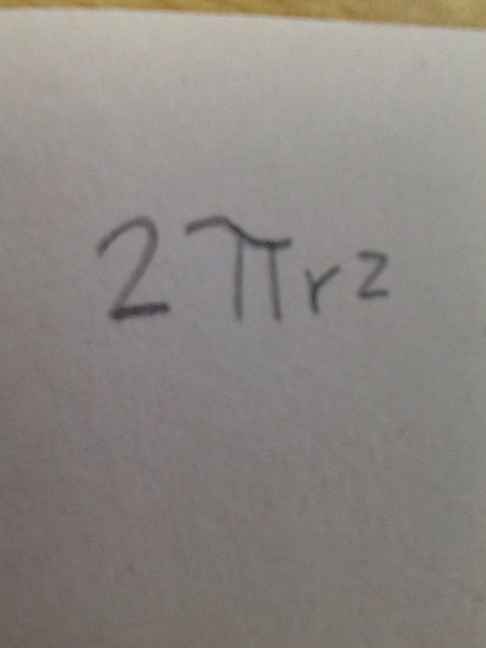 This will be the first formula.