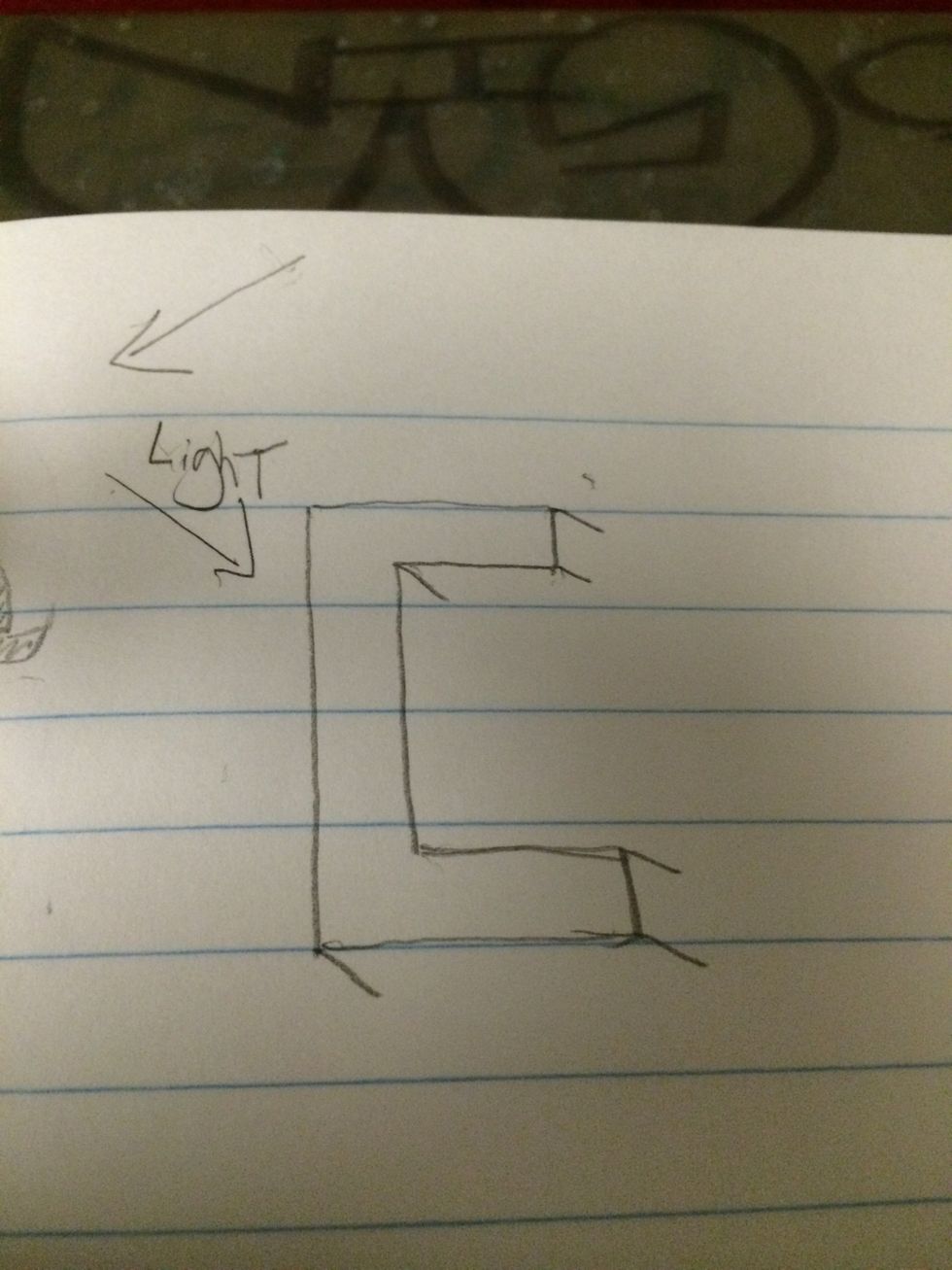 This will be the shadow side