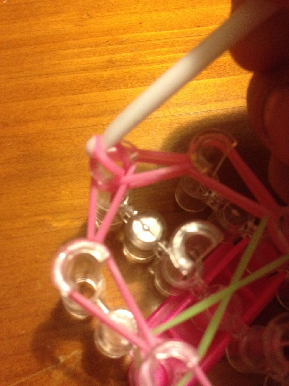 This will create the end of our bracelet so it won't fall apart