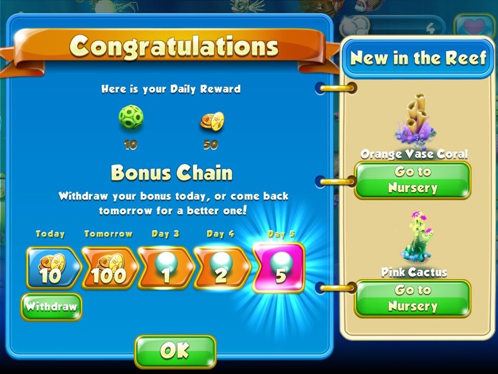 This will pop up every time you open the game If you wait till the next day you will get a better reward.