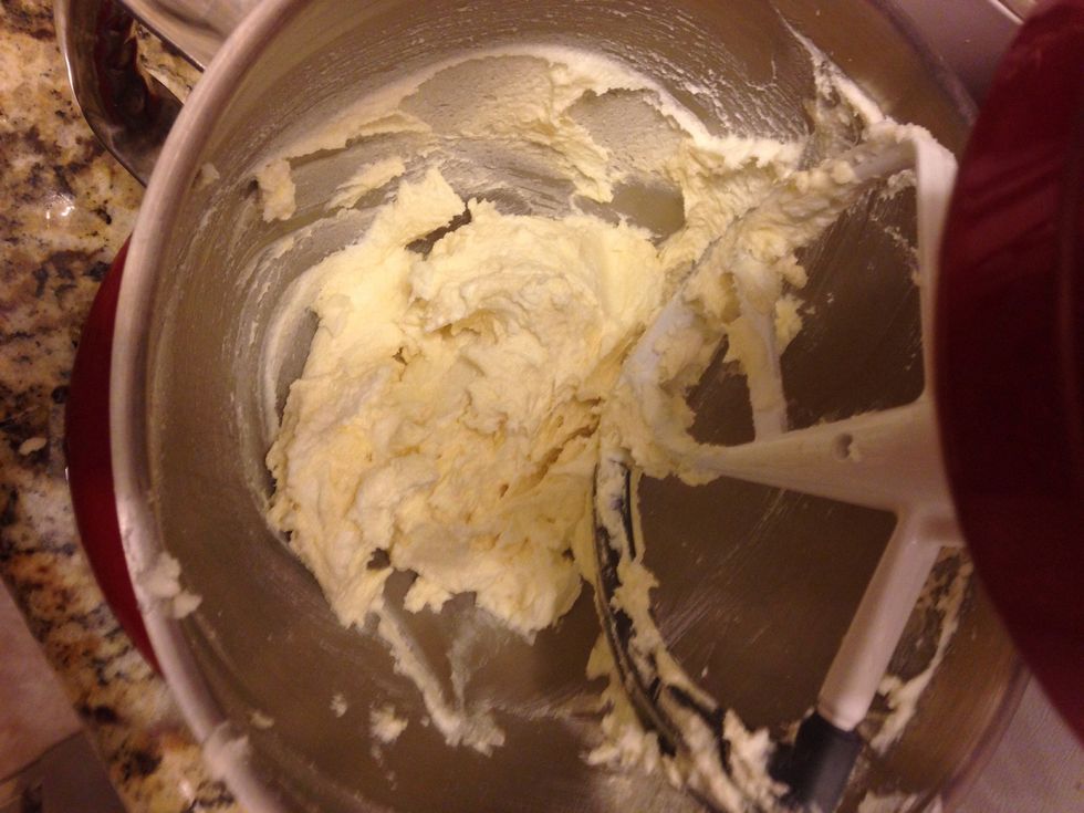 Thoroughly scrape down the sides and the bottom of the bowl and mix a bit more.
