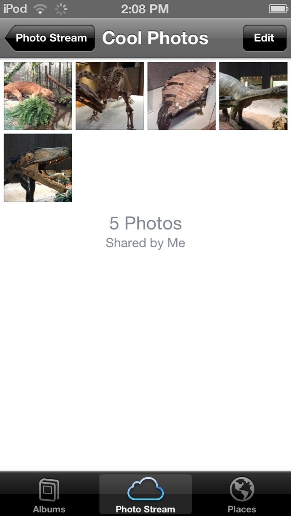 Those photos were added, and your friends can see them.
