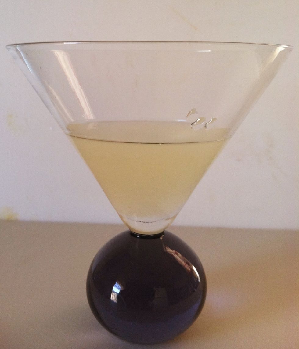 Though light rum is used here, dark rum can also be used.