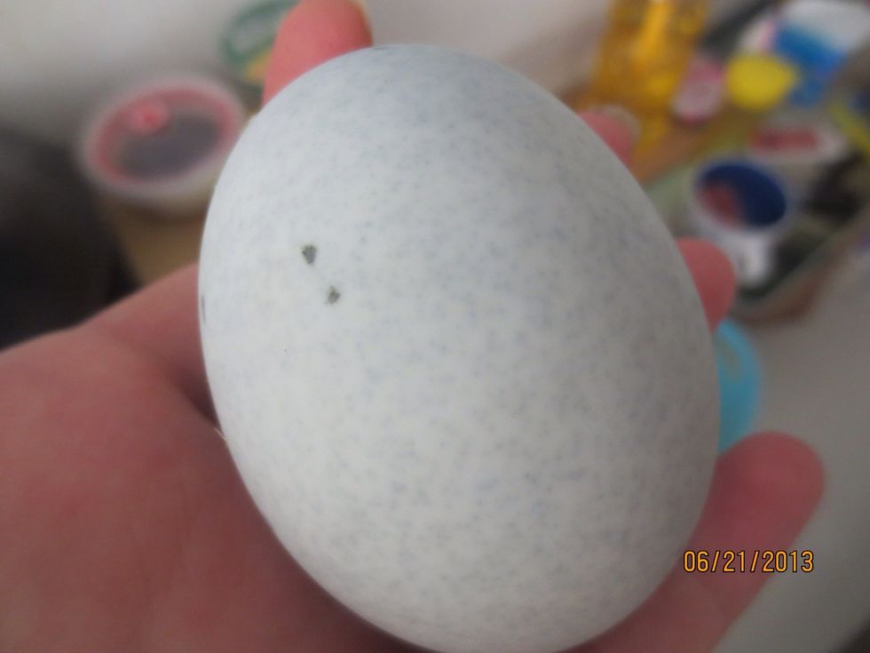 Thousand year egg, or preserved duck egg...you can use boiled eggs as well but it won't be the same!!