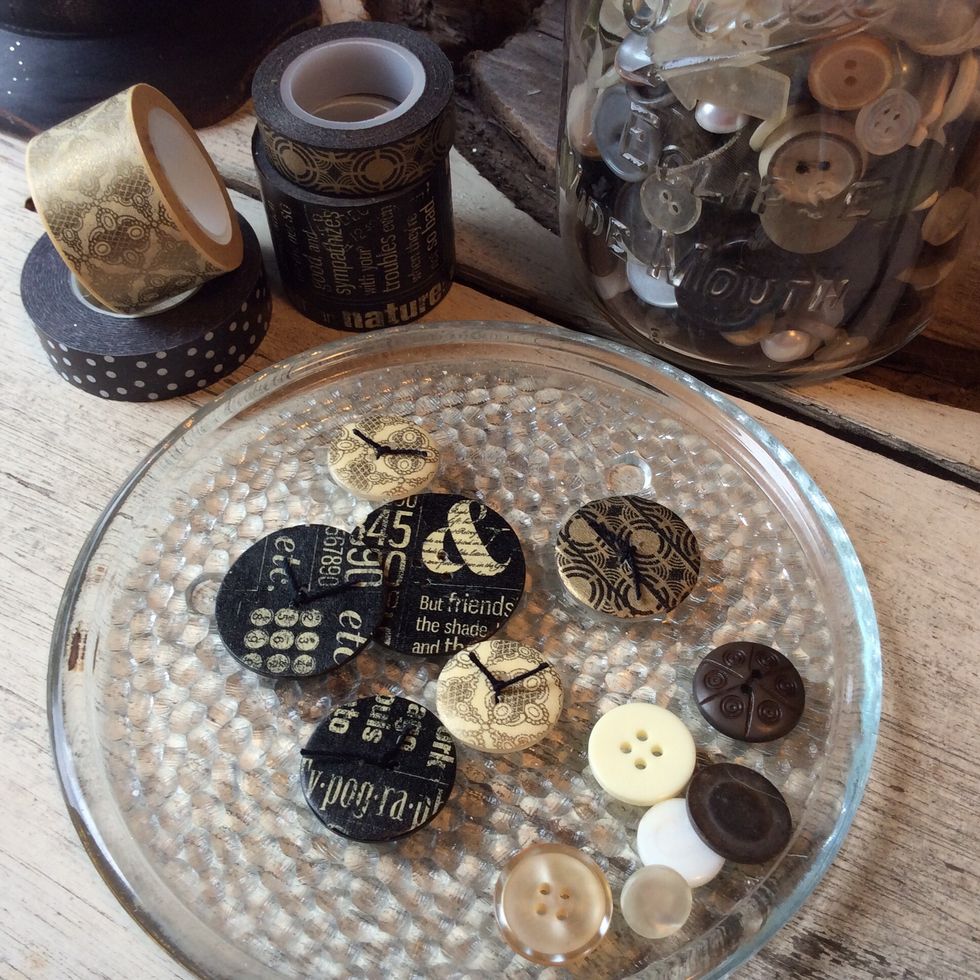 Thread buttons.