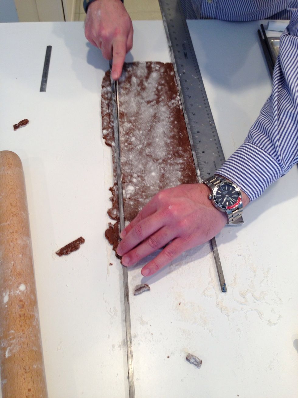 Throckmorton has very important and professional devices for measuring. Sadly, neither told him that I didn't make enough dough.