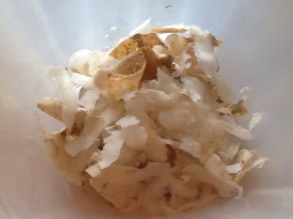 Throw in scraps from vegetables.