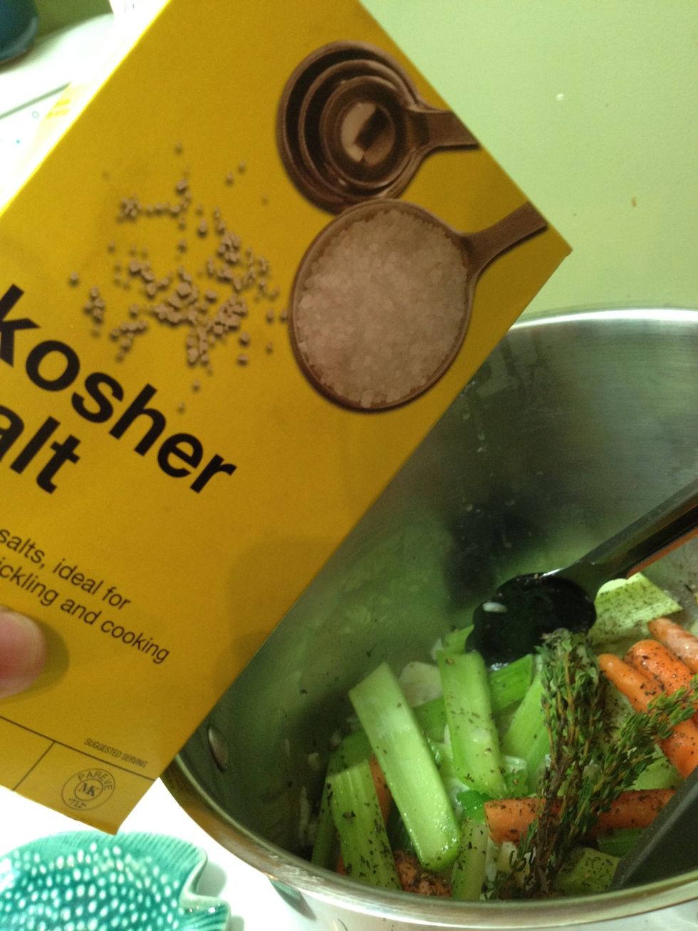 Throw in some kosher salt...sea salt or iodized salt is fine too.