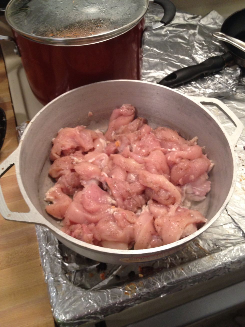 Throw it in some hot oil. Here we go!