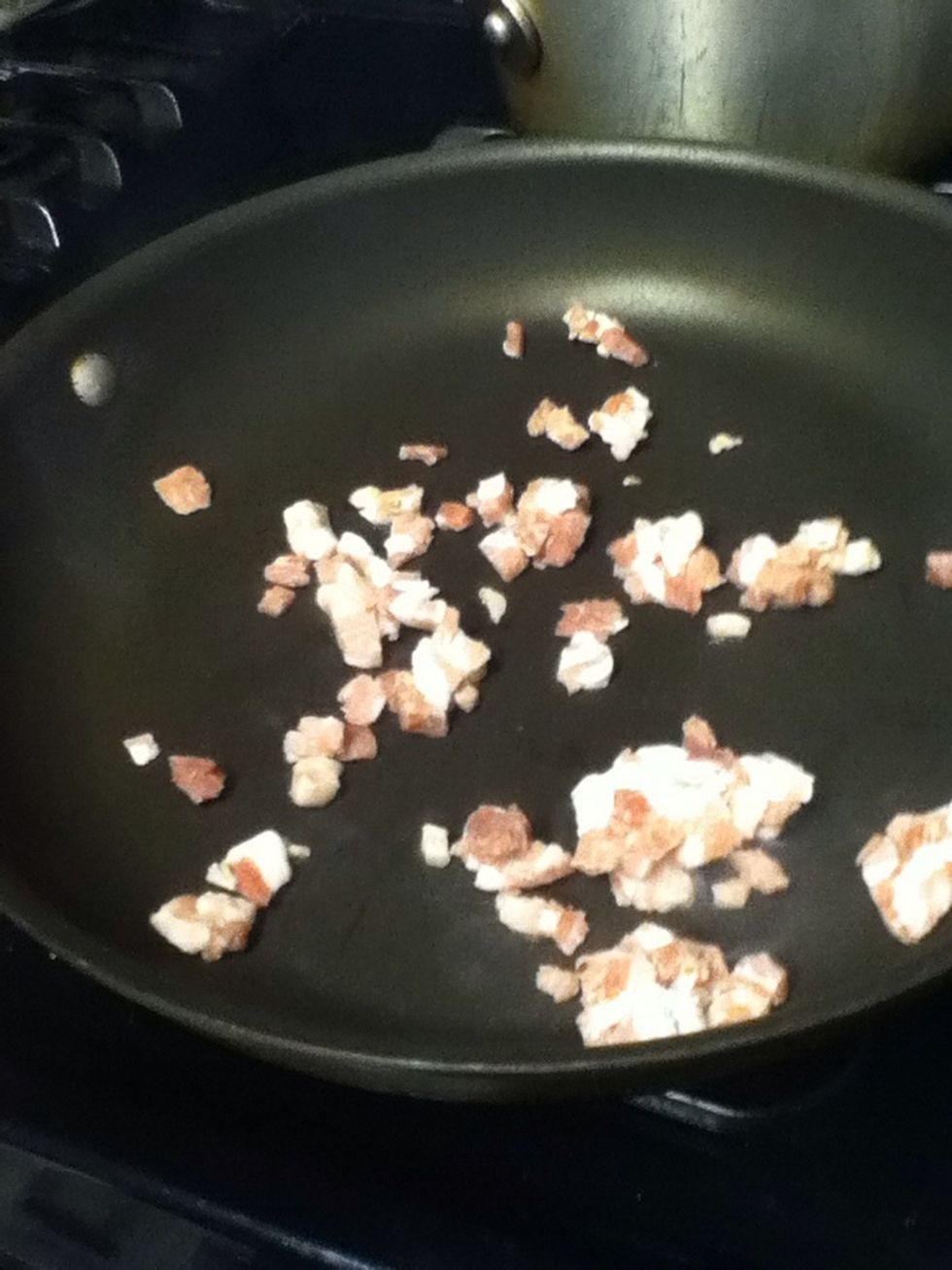 Throw it in the pan. Stand far away and just chuck it. Whatever lands it the correct amount.