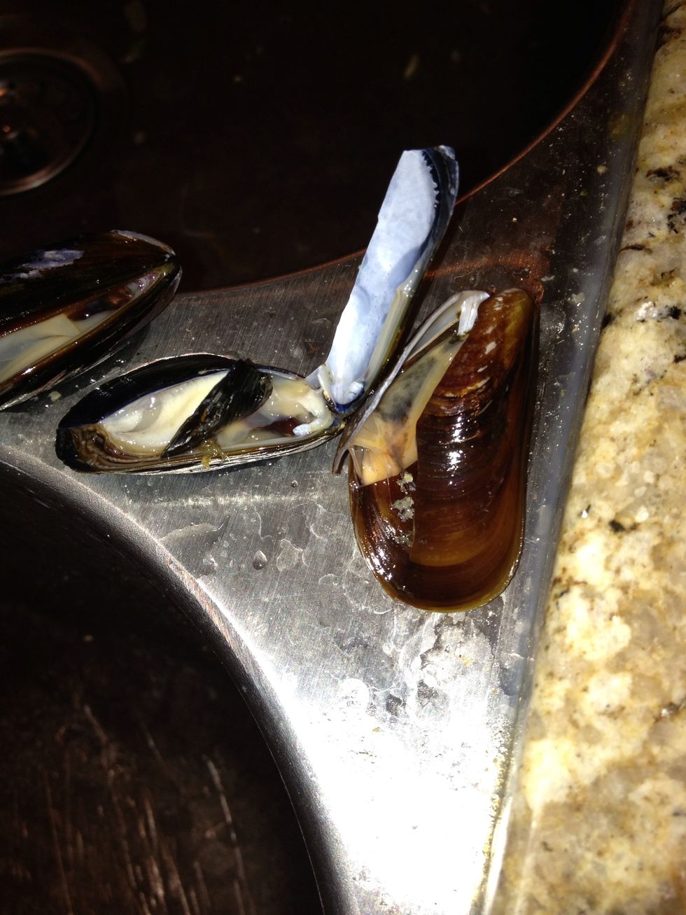 Throw out any broken or cracked ones.