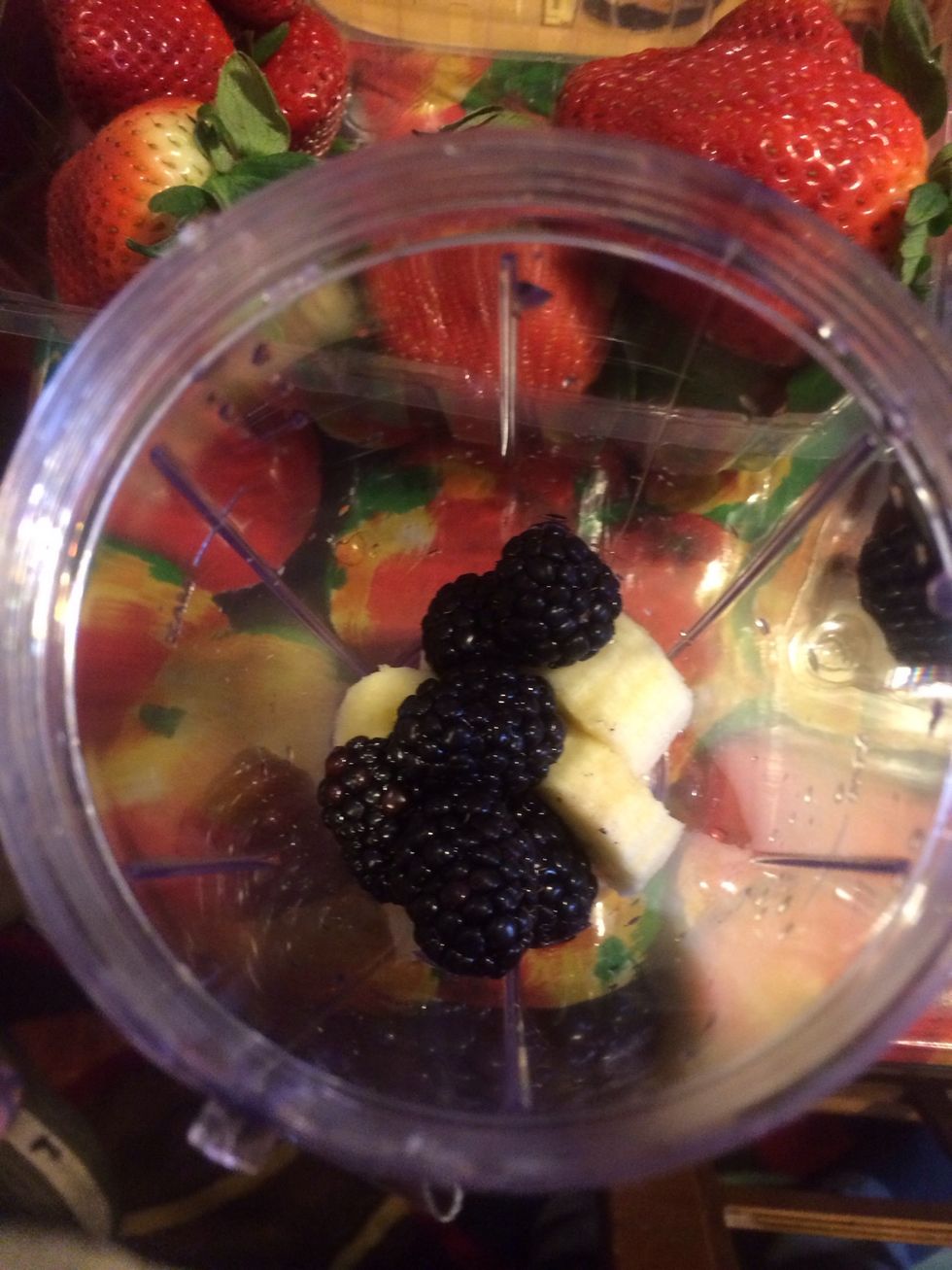 Throw the blackberries in there
