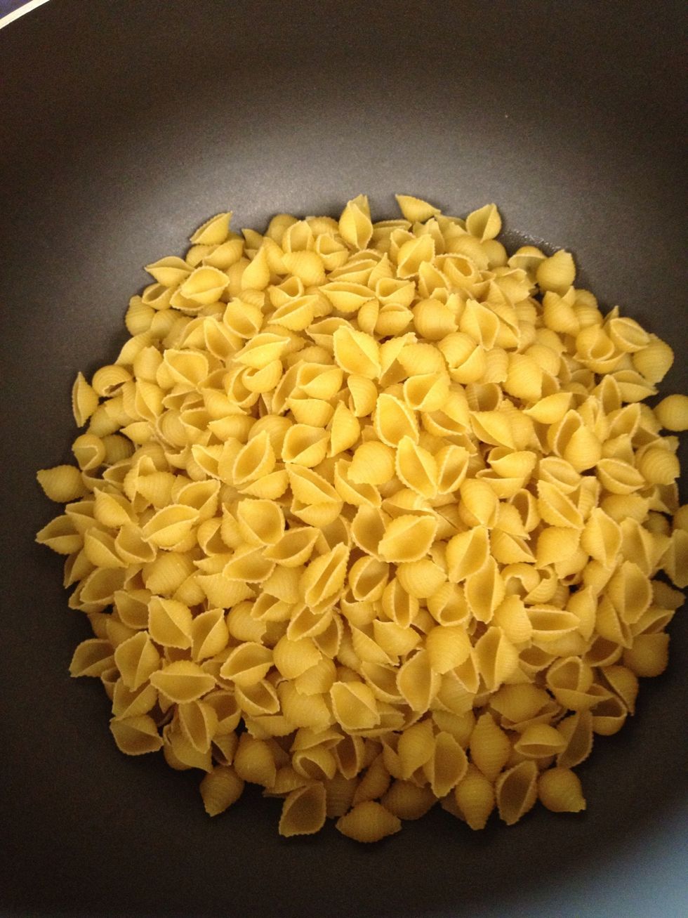 Throw your noodles into the pan