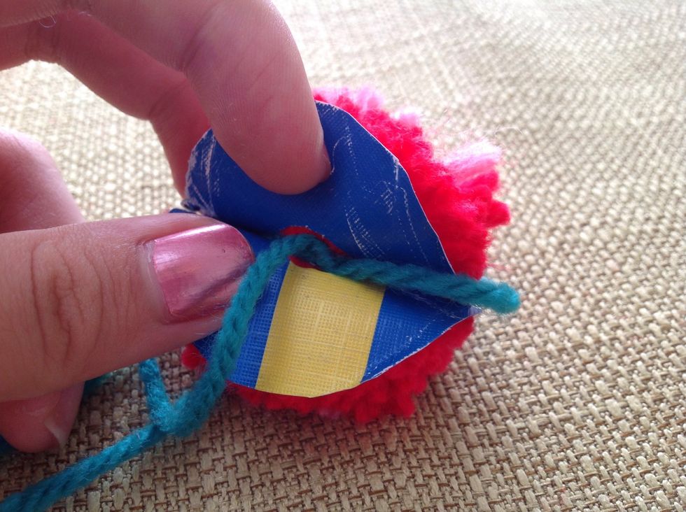 Tie 2 very tight knots there. Like this.