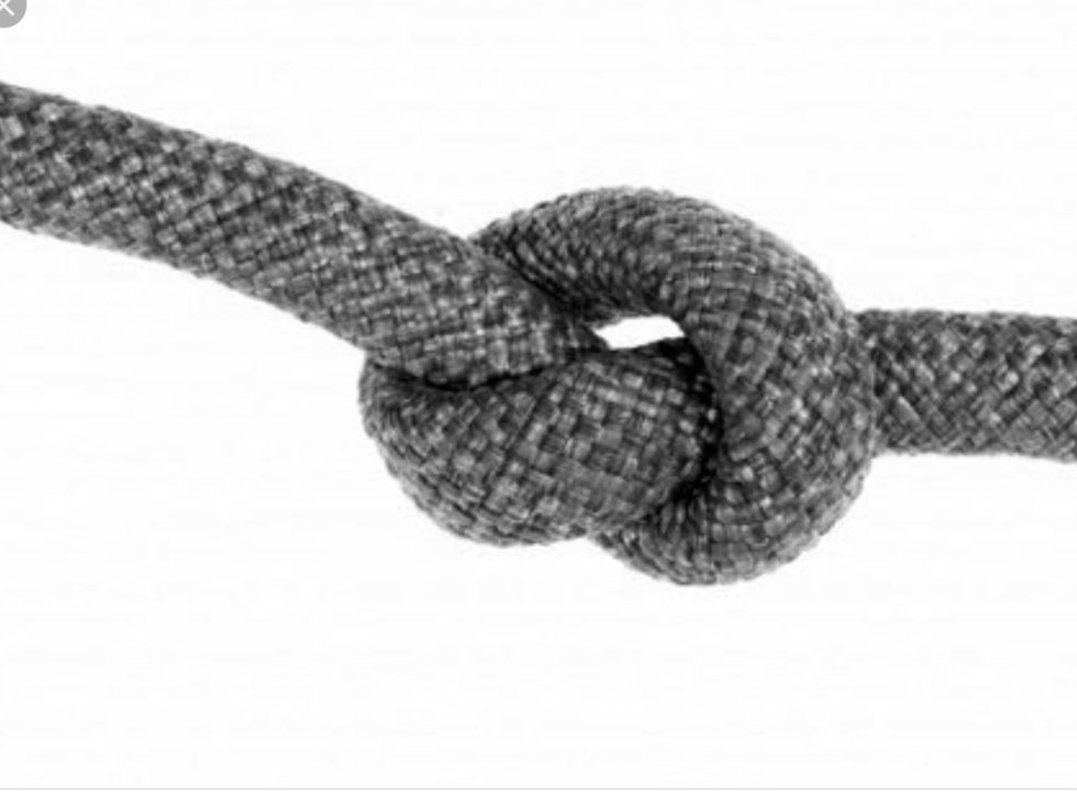 tie a knot on your string