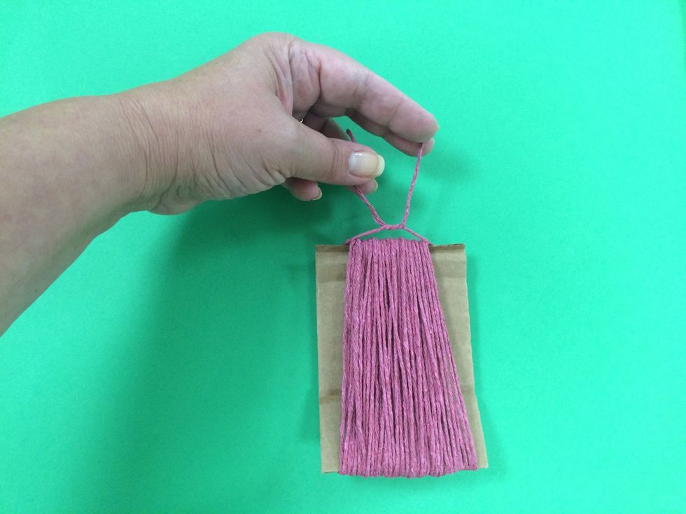 Tie a tight double knot.