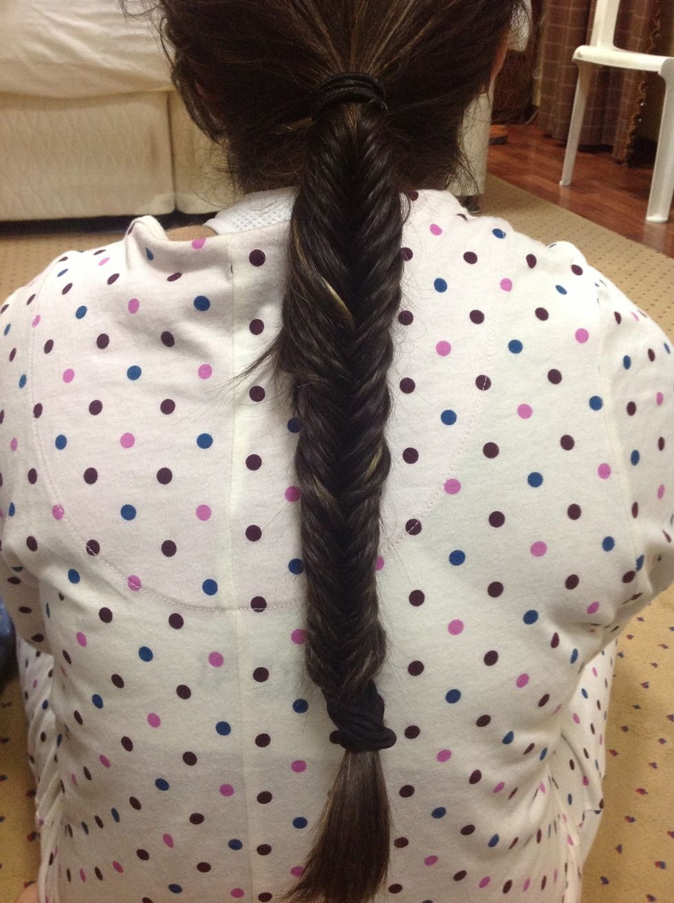 Tie it hair when u are done (the bottom)