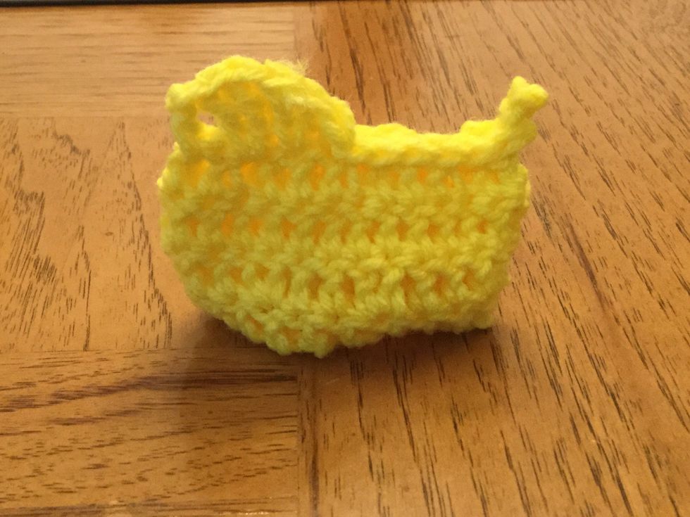 Tie off and weave in ends.