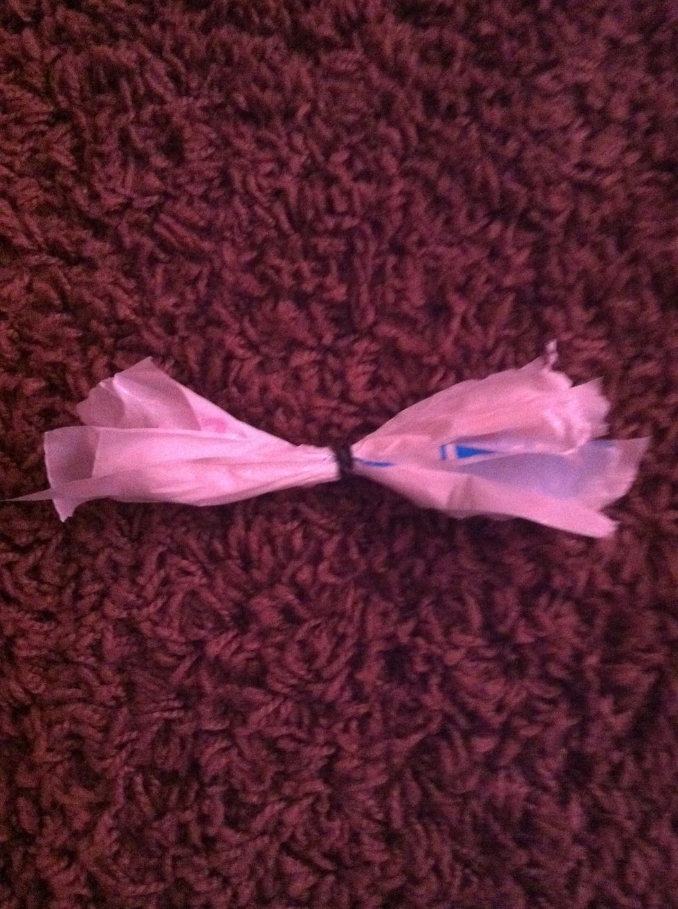 Tie them in the middle