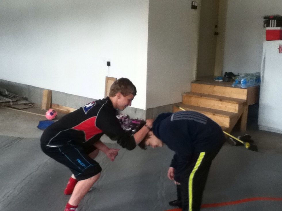 Tie up with your opponent