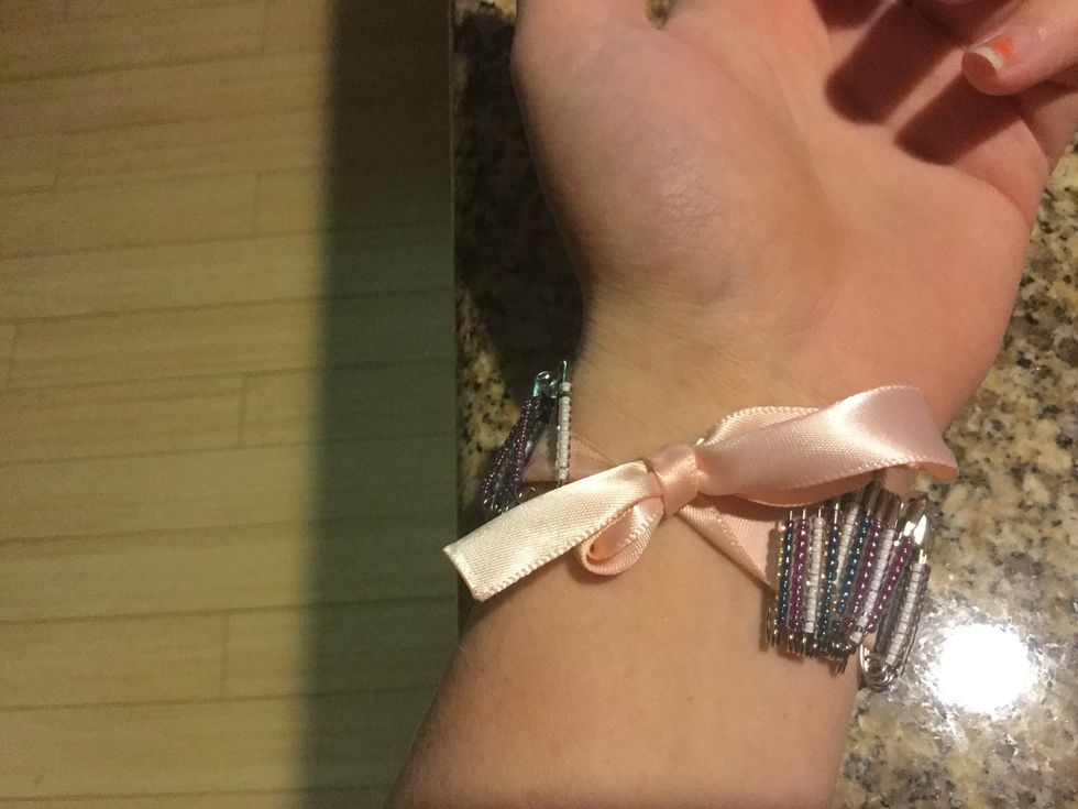 Tie your bracelet.