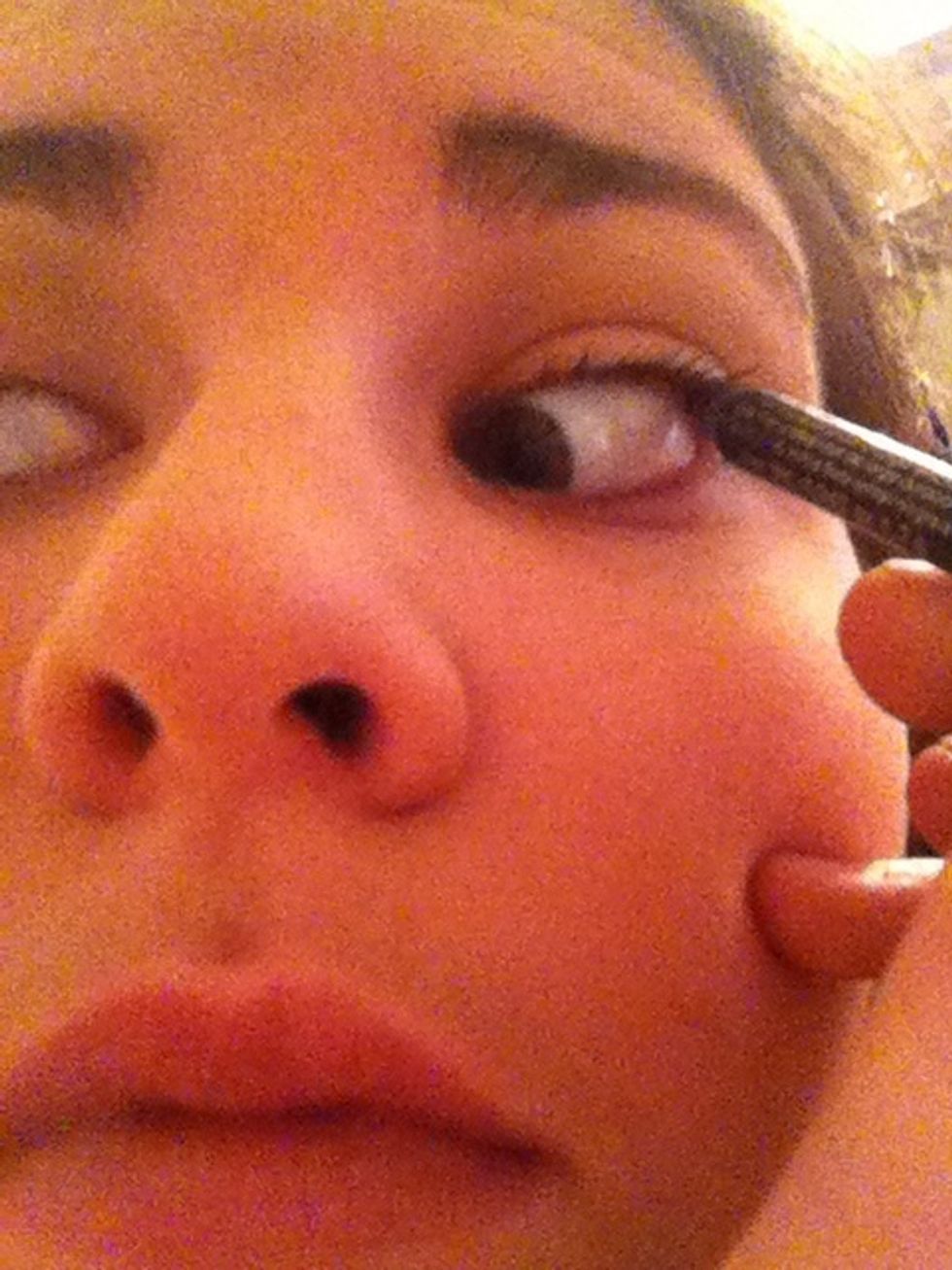 Tight line your eye with a pencil