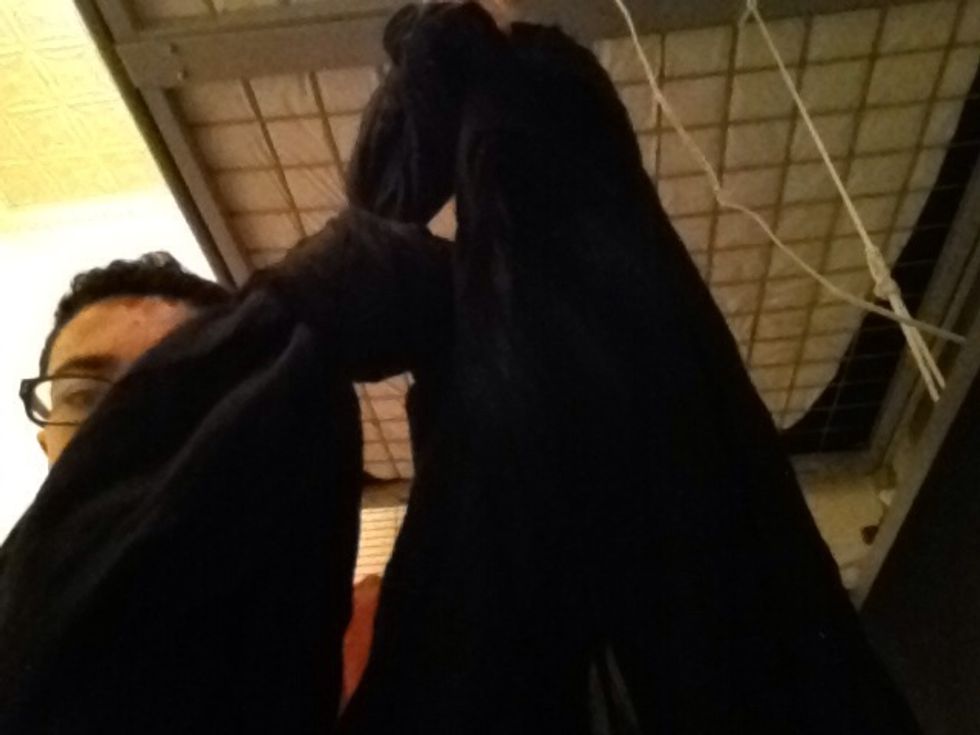 Tighten the knot, but knot two tight