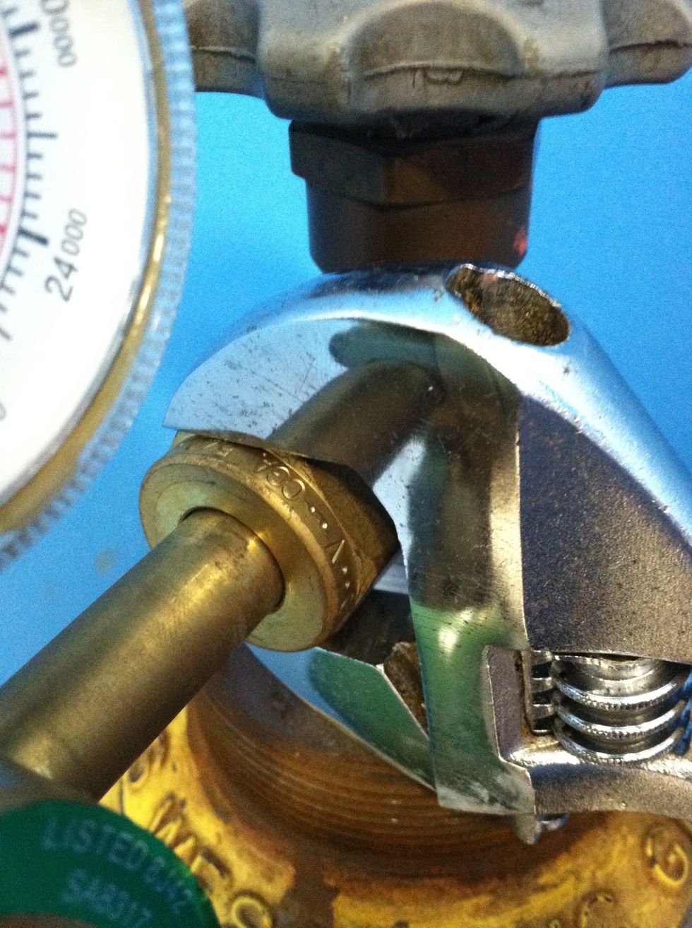 Tighten with wrench