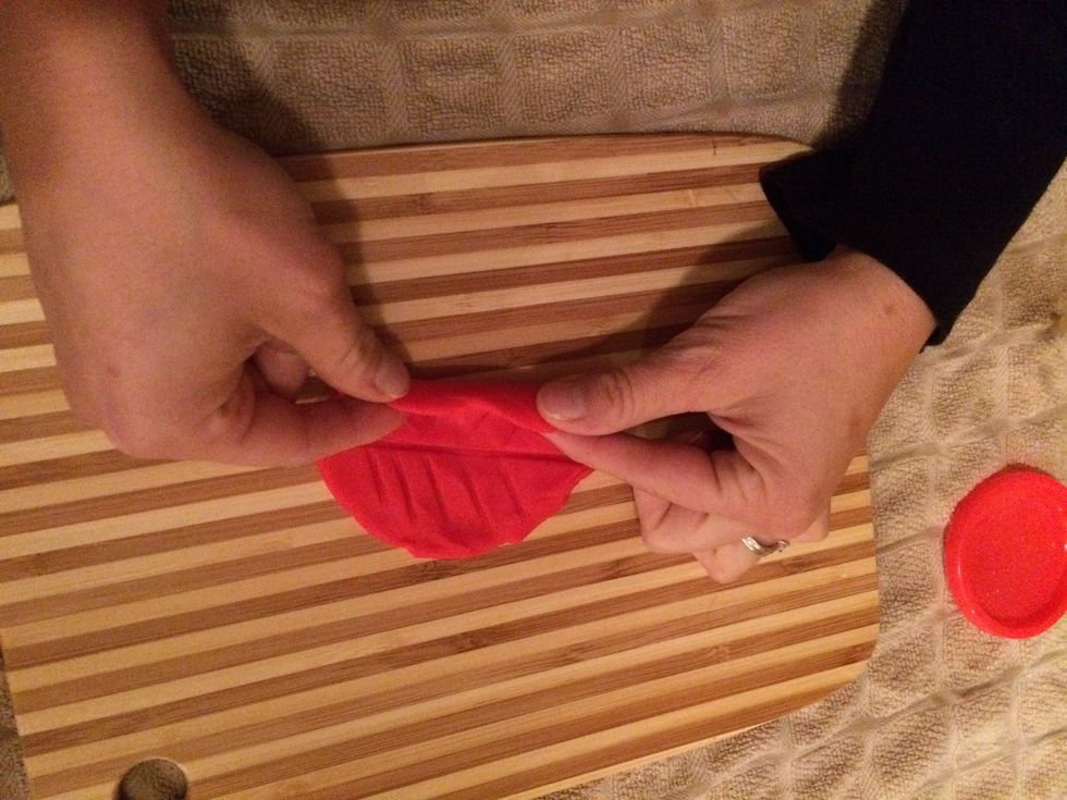 Tightly roll up your "leaf" .