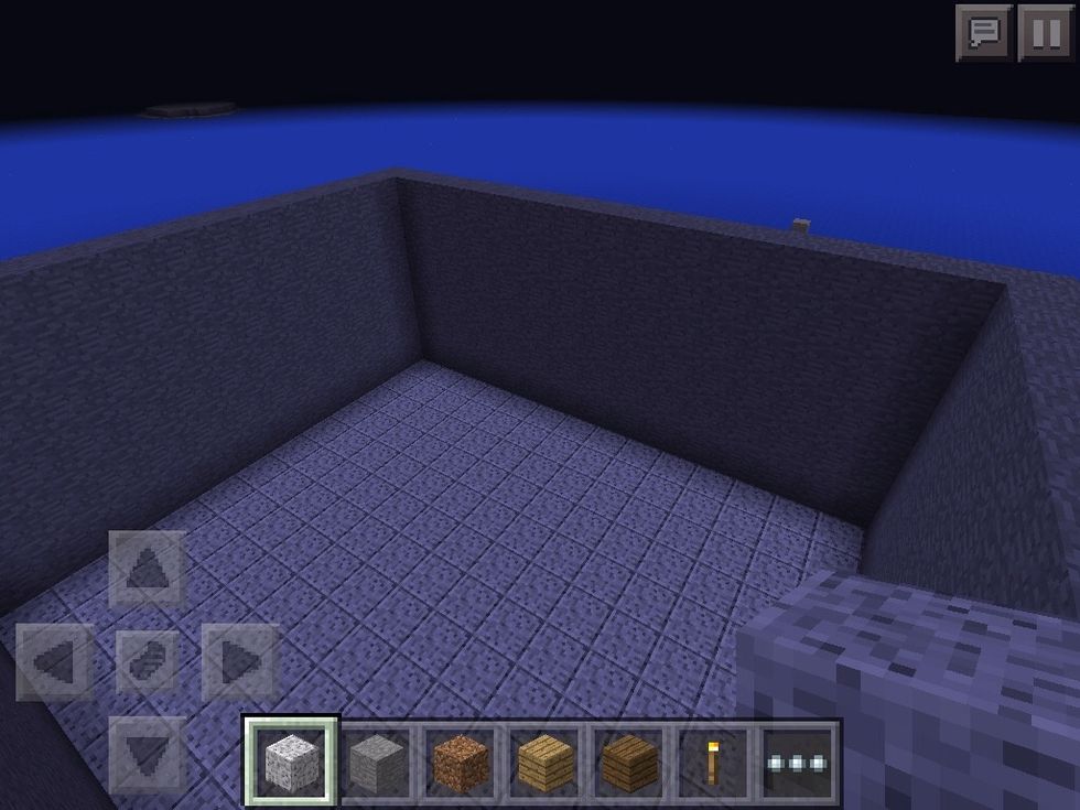 Till the floor and build up the walls