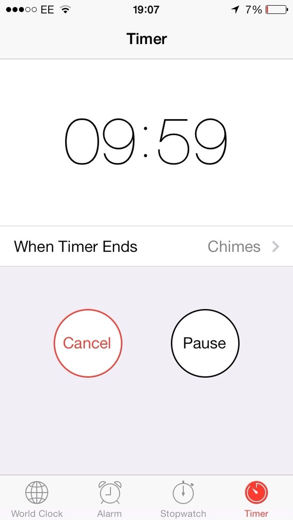 Time another 10 minutes