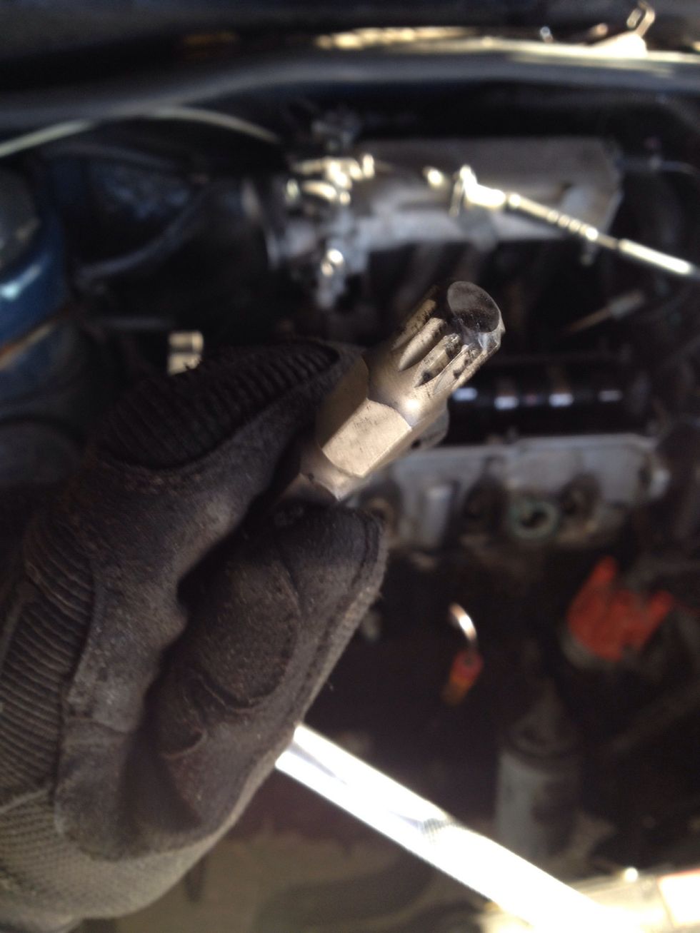 Time for the head bolts!!! - 12-point (13mm) star bit