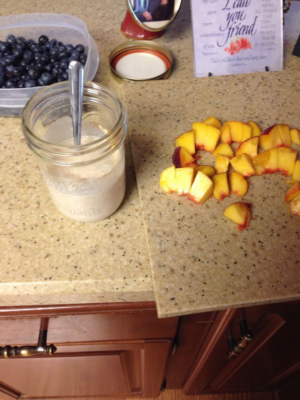 Time for the peach.
