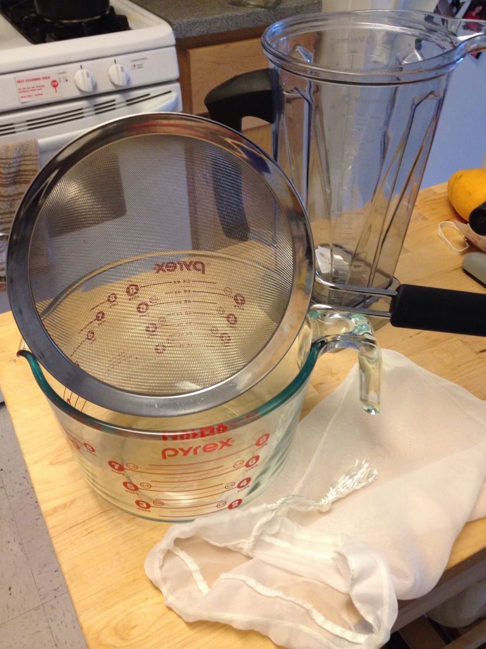 TIME TO BLEND...Get the equipment.