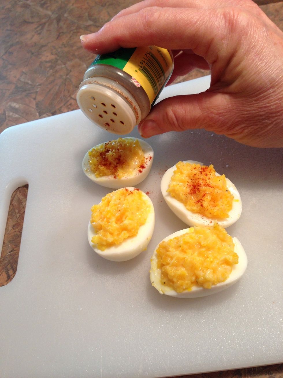 Time to dress them up with parsley and paprika.