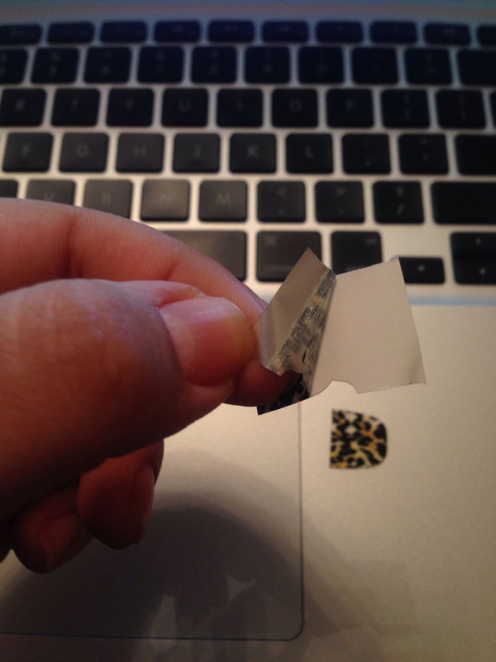 Time to peel off the second white layer. Be carefullll! They tear quite easily!!