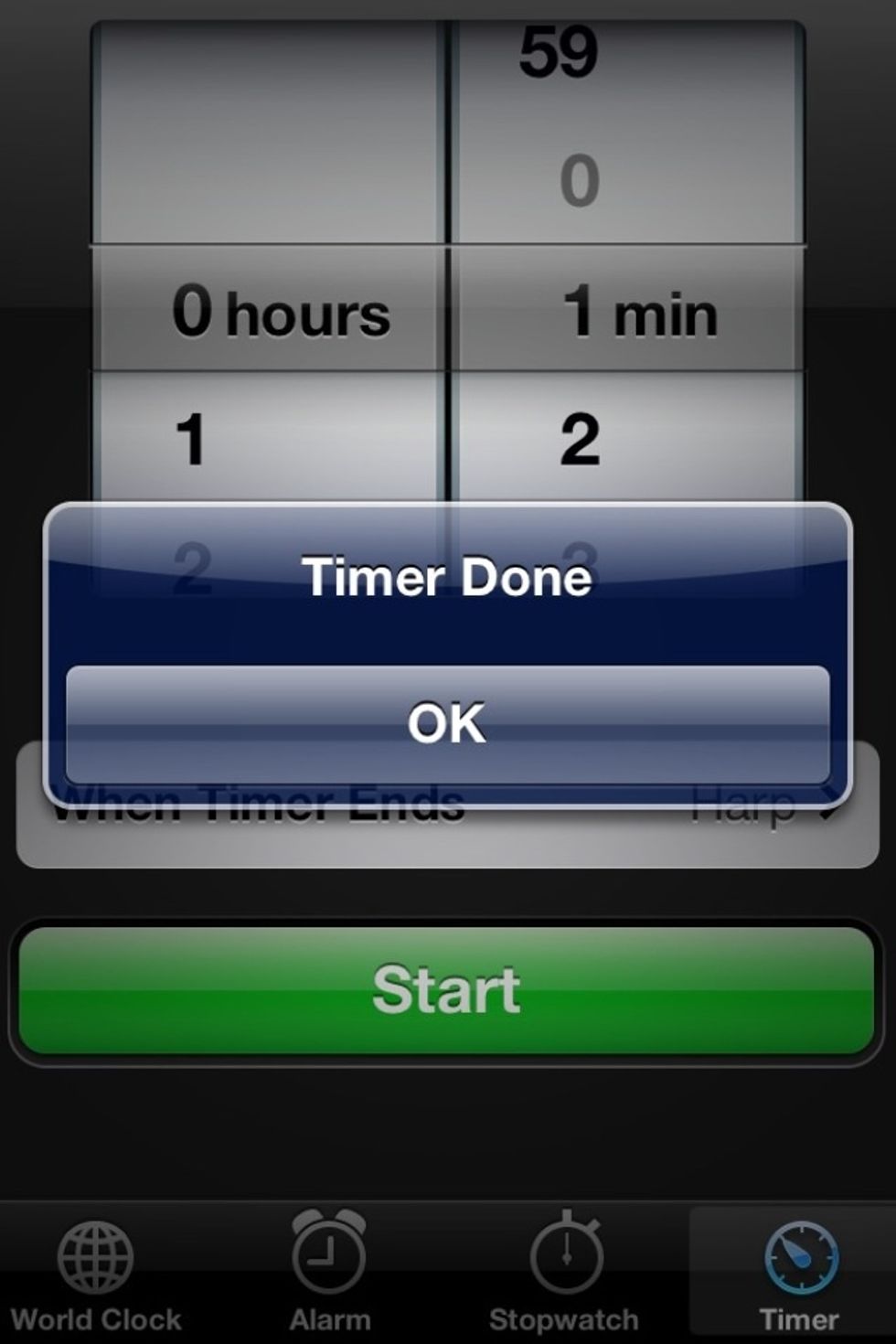 Timer done.