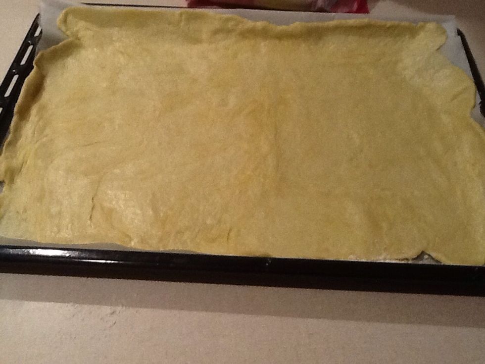 Tindria que quedar la massa ven estirada i fineta