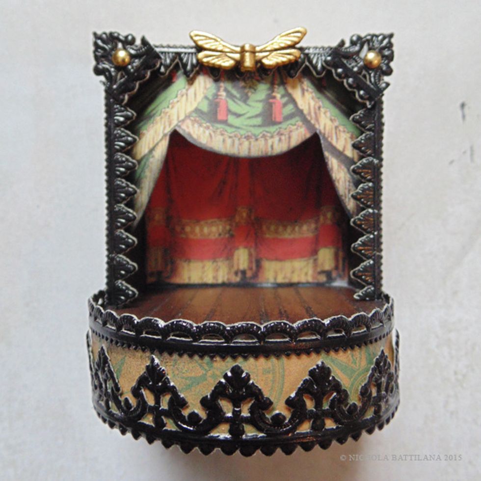 Tiny finishing touches and flourishes will complete your piece.