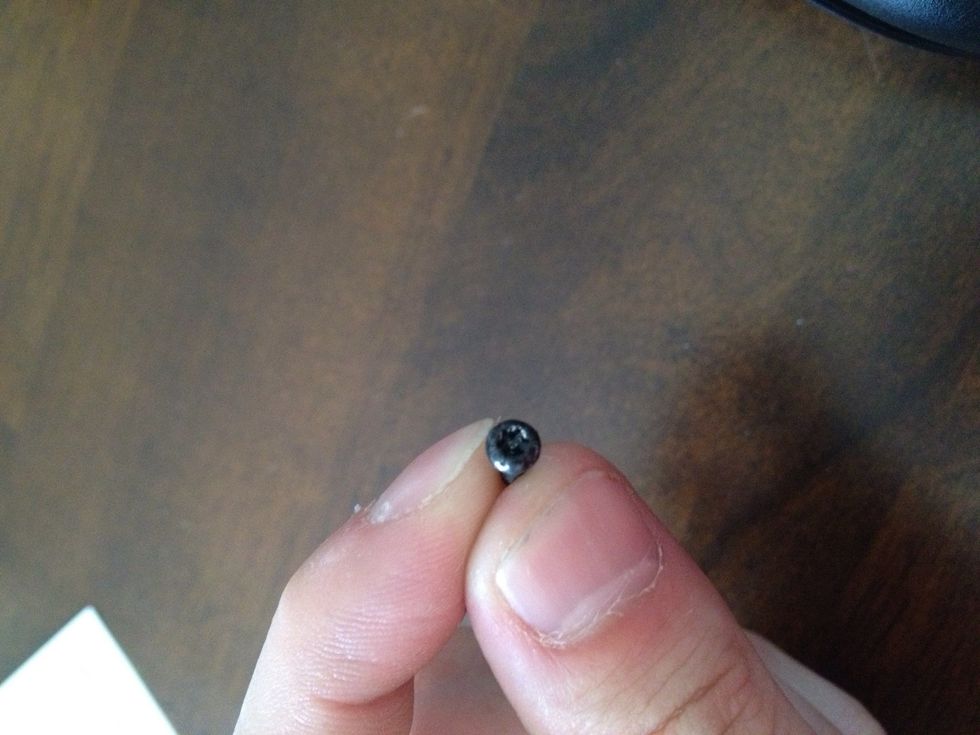 Tiny security screw. 7 total.