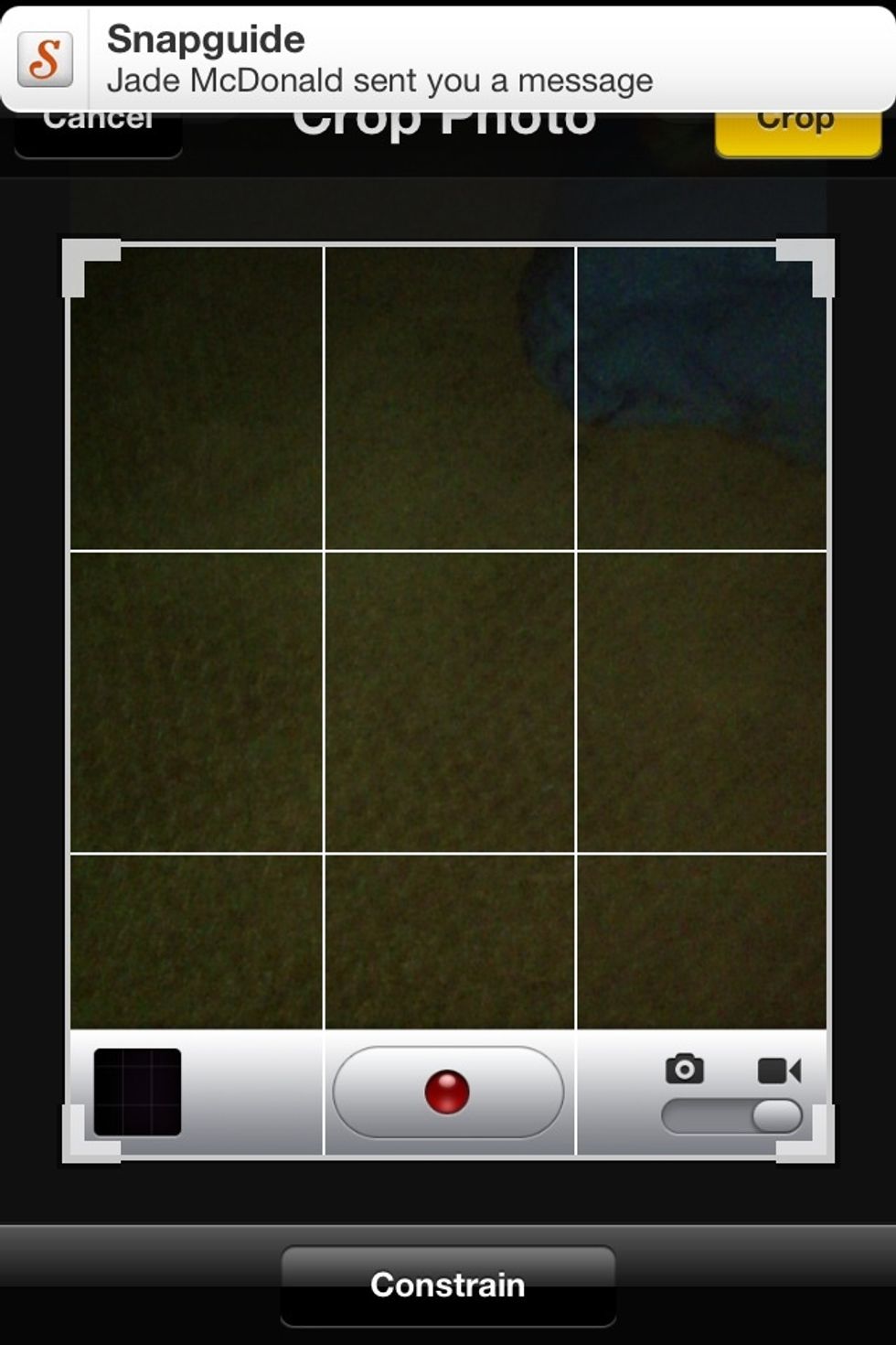 Tip 2) Now go into your camera roll and click on the button on the top right corner of the photos and click on "Edit." from there you can fix red-eye and crop your photos and more!