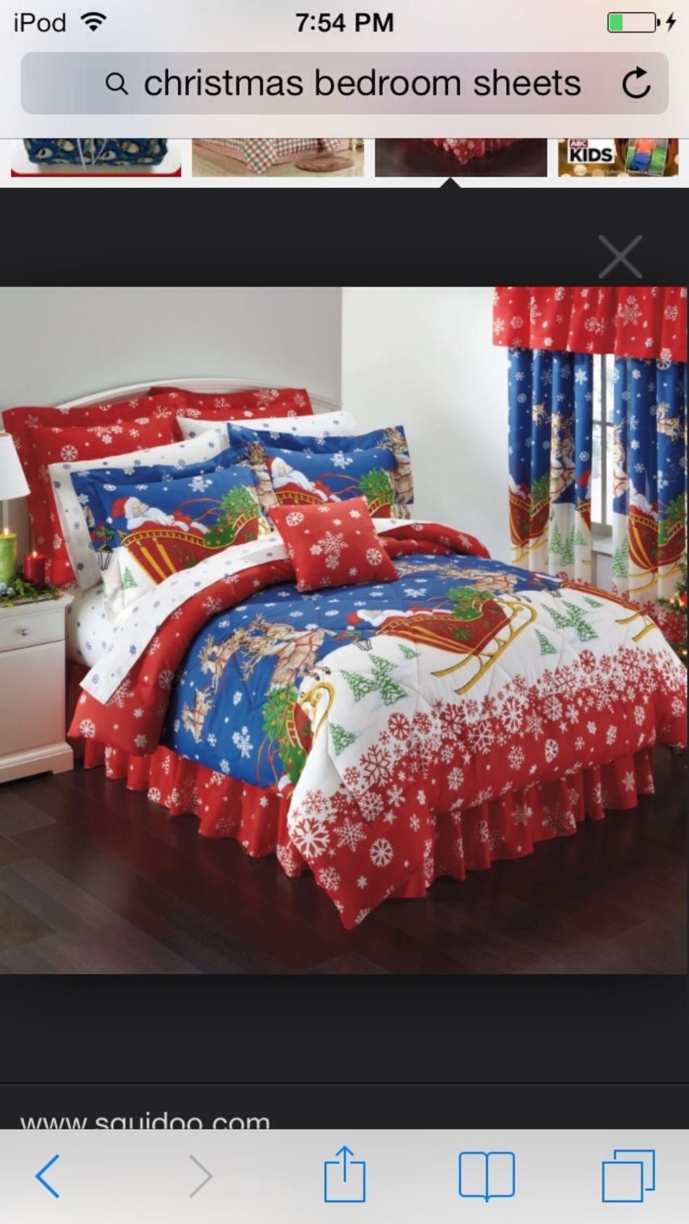 Tip 2- Something else you can do is, get some Christmas Pillows or sheets and put them on your bed!! Now you dont have to go to the extreme level.
