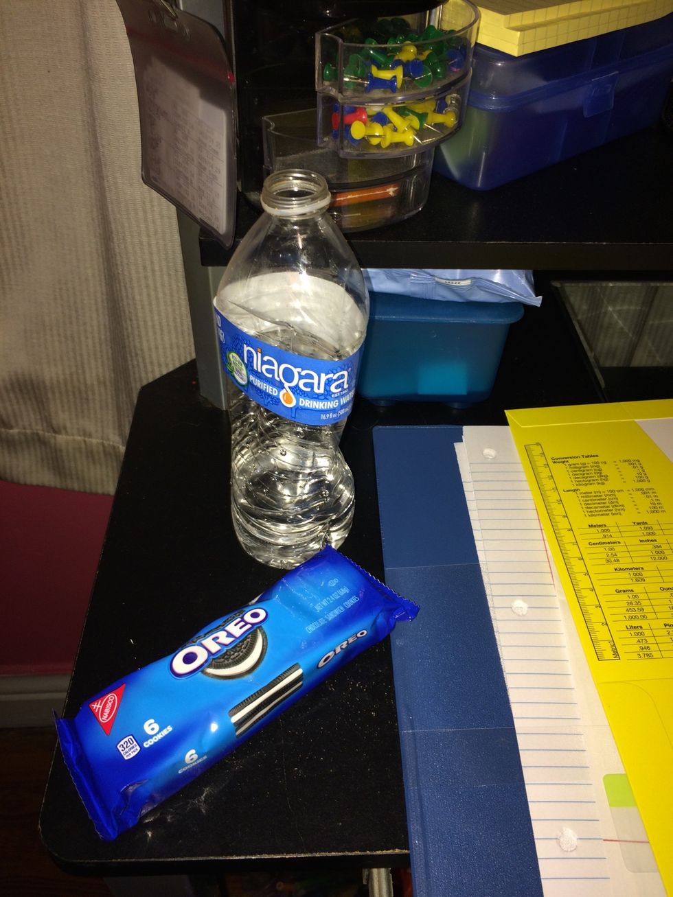 Tip #3: Eat snacks, chew gum, drink water or green tea.