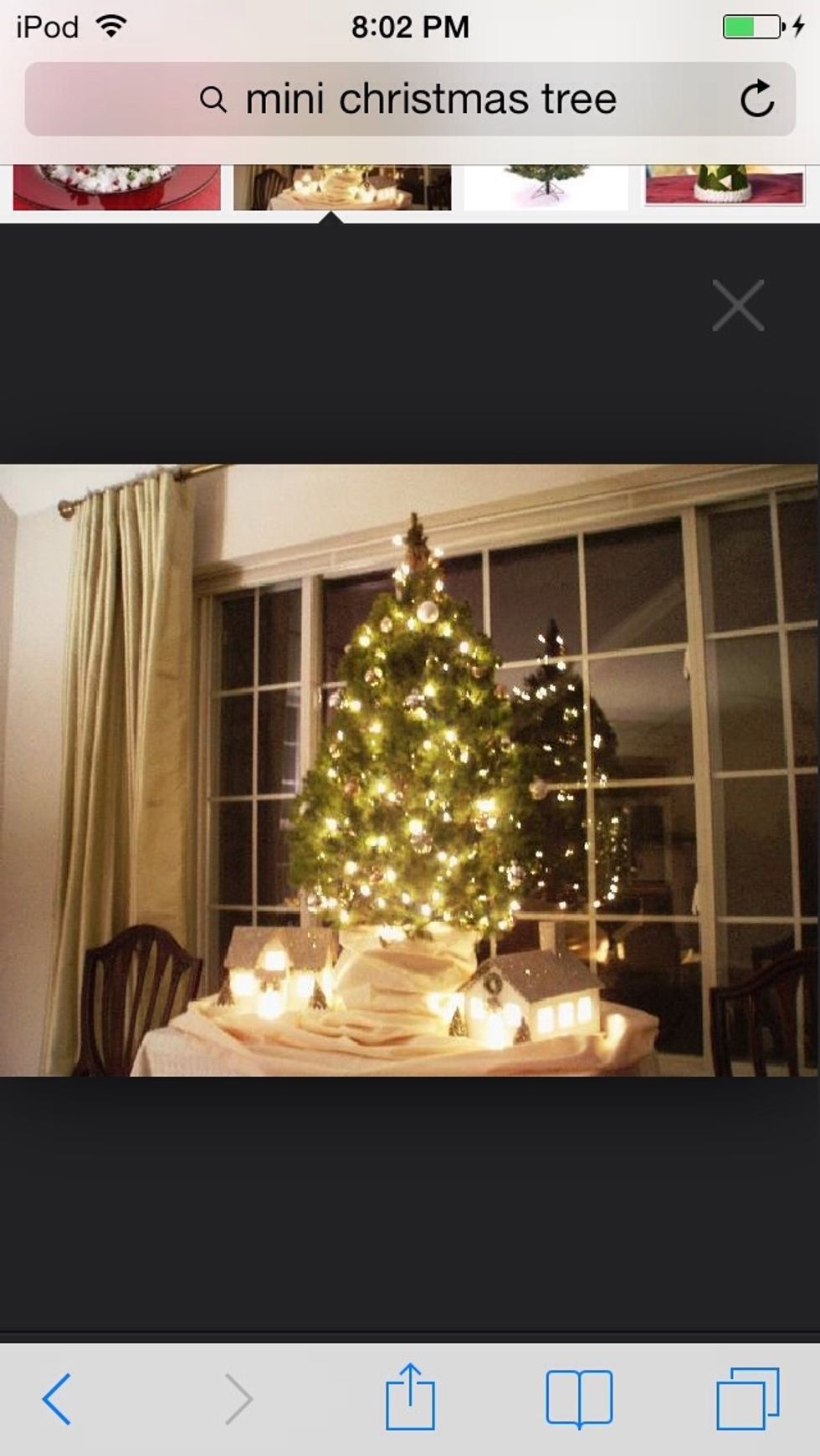 Tip 4- Get a mini Christmas tree! They are very inexpensive and look great in your room!! All you have to do after you get it is put up your lights and hang up your ordemants.\ud83c\udf84