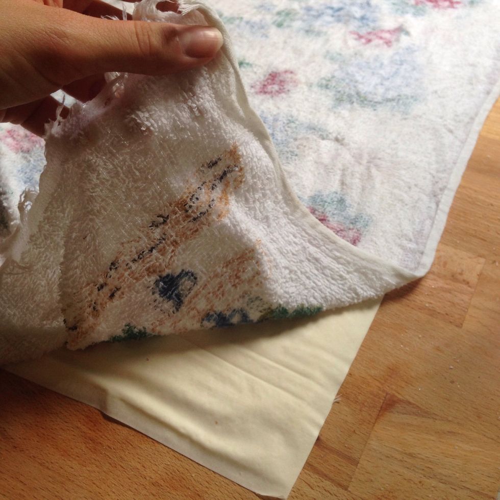 Tip: keep a damp tea towel over the FILO dough to keep it slightly moist and workable.