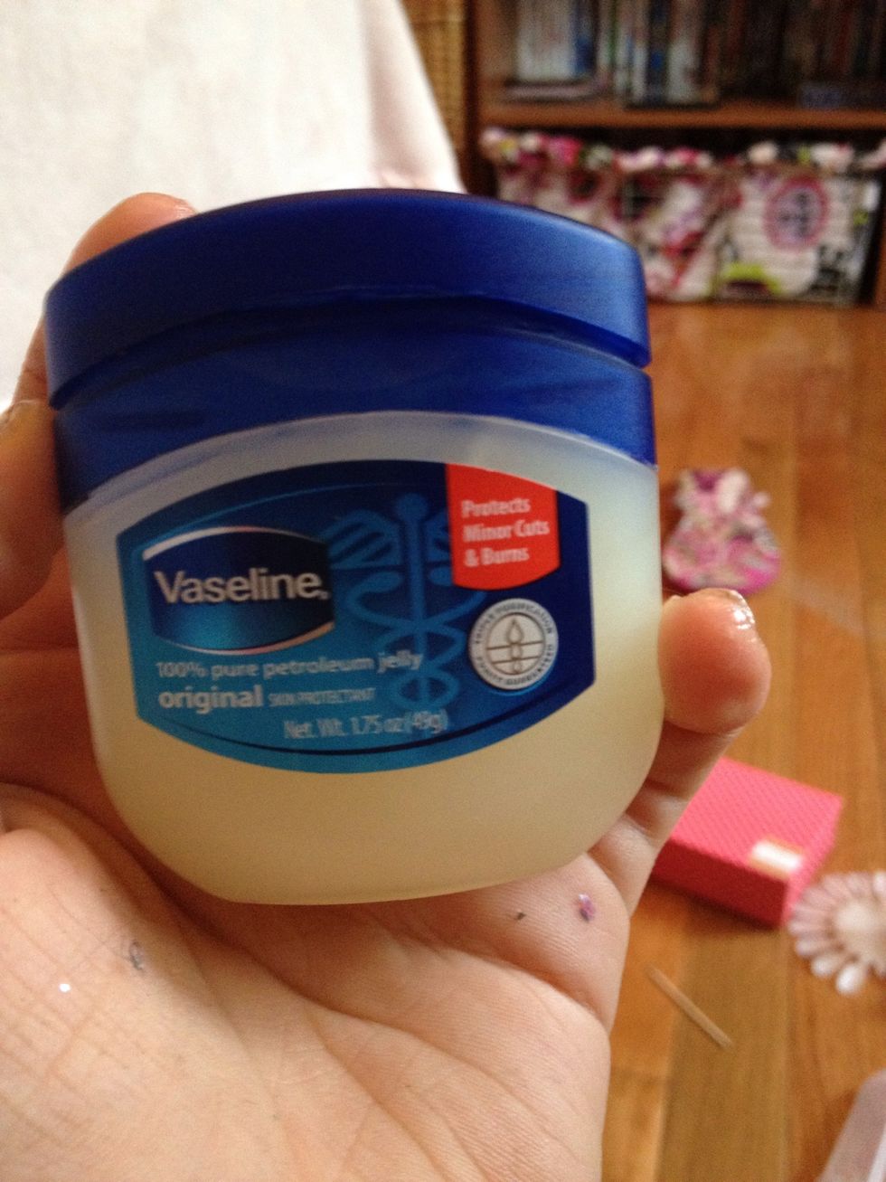Tip: Put Vaseline around your nail so any nail polish easily wipes off your skin!