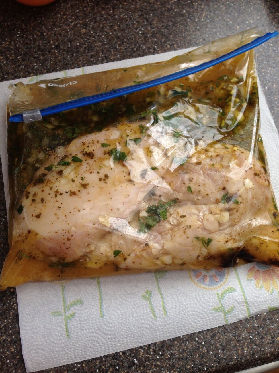 TIP: several chefs & butchers shared this with me.. Sit the chicken out a bit before cooking to allow it to get closer to room temperature. I normally let it sit 30-45 mins.