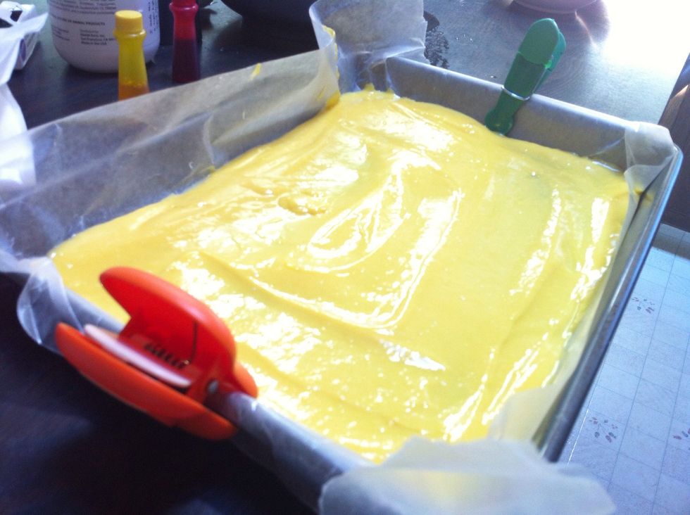 Tip: use chip clips to hold the parchment paper into place. It makes this step much easier. Just remember to take them off before baking!