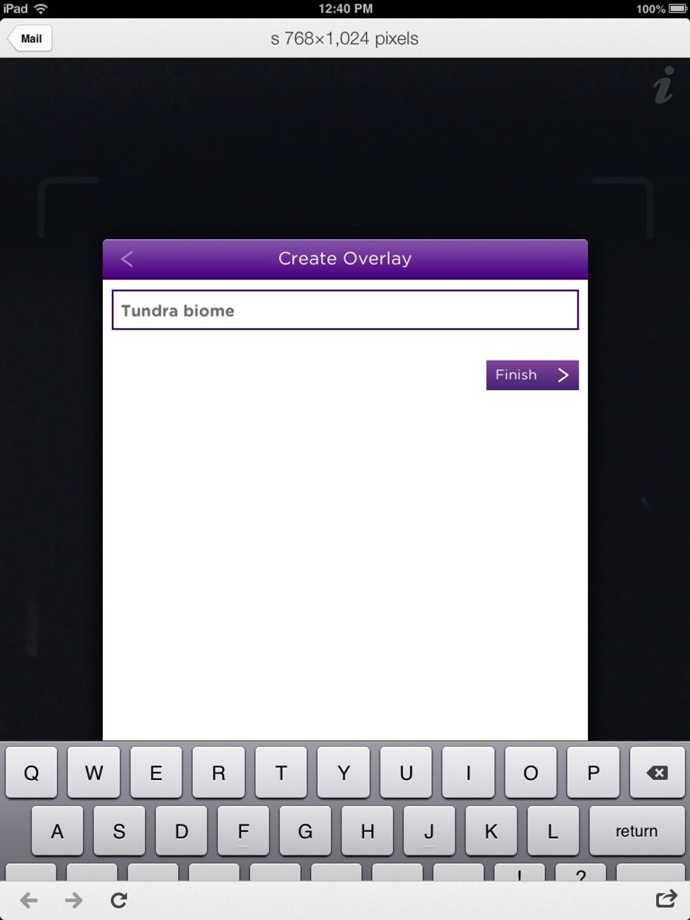 Title your overlay video.