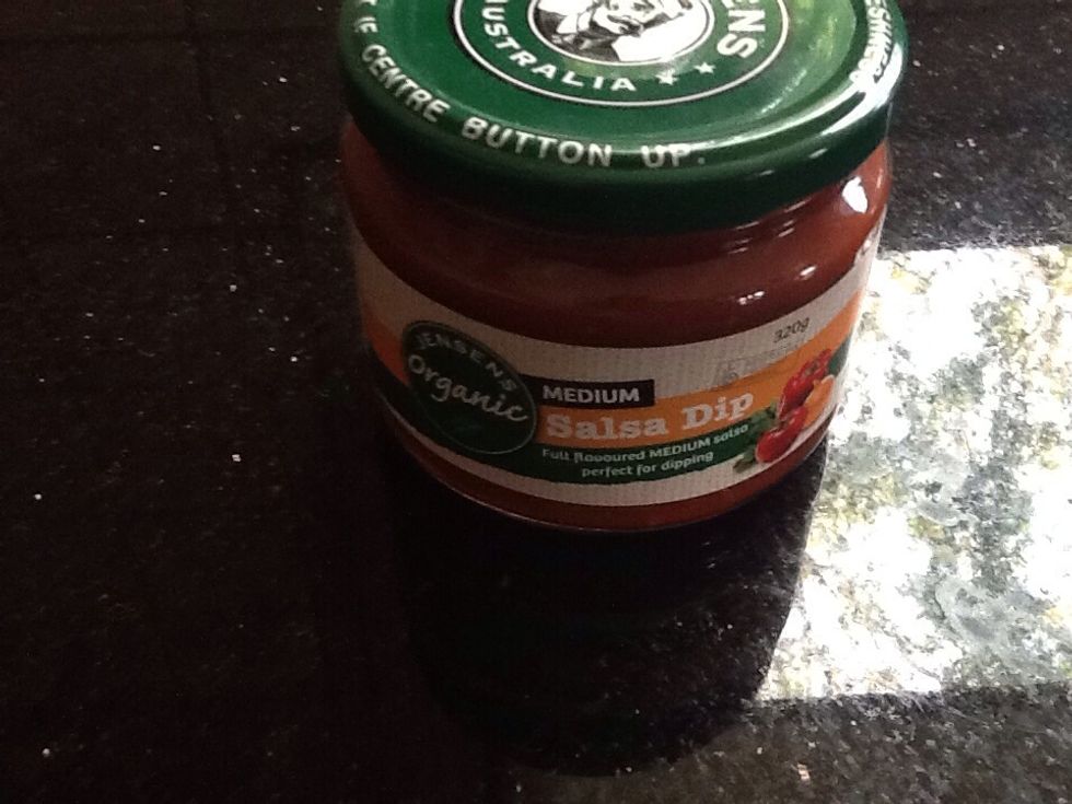 To add more flavour to your tacos buy a medium or hot salsa dip. This organic choice of Salsa has no additives or chemicals, it is the best choice because it is made with all natural ingredients.